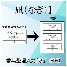 香典整理代行サービス 凪